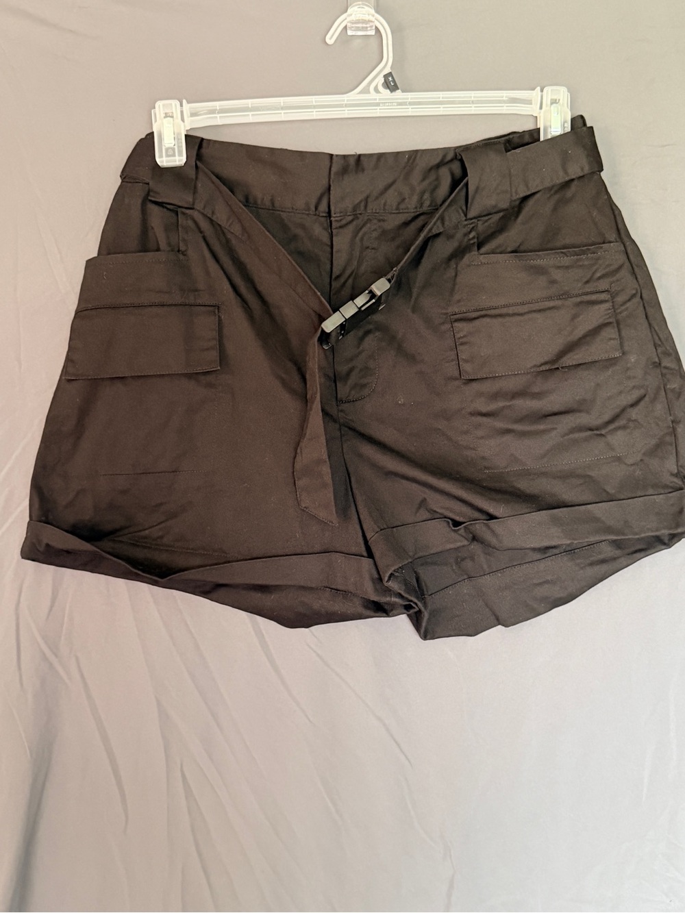 Express Black Women's Cargo Pocket Shorts